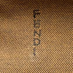 Fendi Brown Zucca Canvas and Leather Travel Clutch