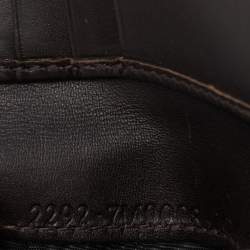 Fendi Brown Zucchino Canvas Bi-Fold Wallet