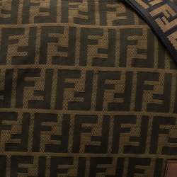 Fendi Brown Tobacco Zucca Nylon Messenger Bag
