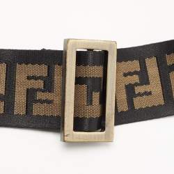Fendi Brown Tobacco Zucca Nylon Messenger Bag