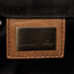 Fendi Brown Tobacco Zucca Nylon Messenger Bag