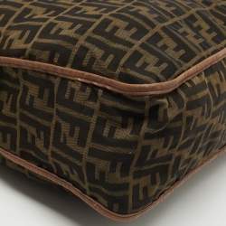 Fendi Brown Tobacco Zucca Nylon Messenger Bag