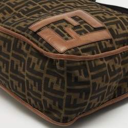 Fendi Brown Tobacco Zucca Nylon Messenger Bag