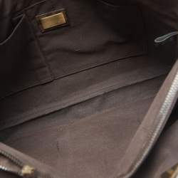 Fendi Tobacco Zucca Coated Canvas Spalmati Messenger Bag