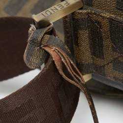 Fendi Tobacco Zucca Coated Canvas Spalmati Messenger Bag