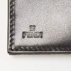 Fendi Black/Tobacco Zucca Canvas Bifold Wallet