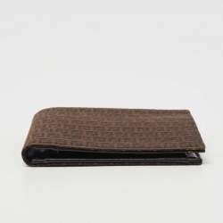 Fendi Black/Tobacco Zucca Canvas Bifold Wallet