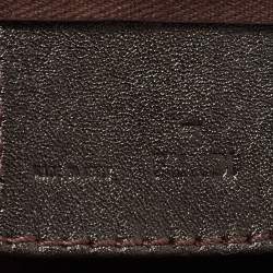 Fendi Beige Zuchinno Canvas Zip Pouch