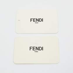 Pre Owned Fendi Black Leather Lui Briefcase