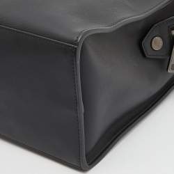 Pre Owned Fendi Black Leather Lui Briefcase