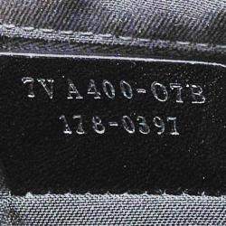 Pre Owned Fendi Black Leather Lui Briefcase