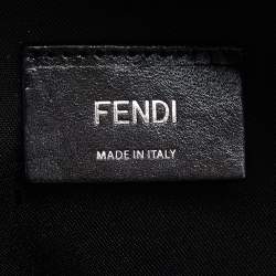 Fendi Black Nylon and Leather Mono Eye Bug Backpack