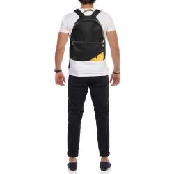 Fendi Black Nylon and Leather Mono Eye Bug Backpack