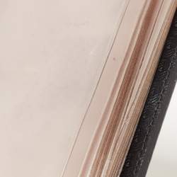 Fendi Black Textured Leather Bifold Card Case 