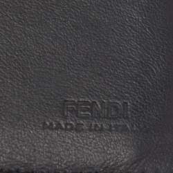 Fendi Tri Color Leather Bag Bugs Eyes Bifold Wallet