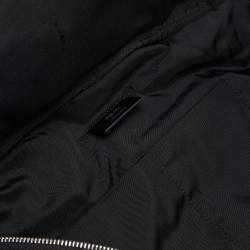 Fendi Black Nylon,Knit Fabric and Leather Mono Eye Bug Backpack