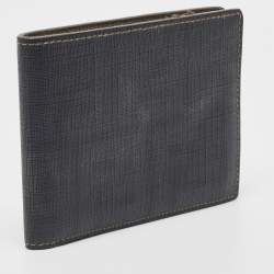 Fendi Grey Zucca Coated Canvas Bifold Wallet