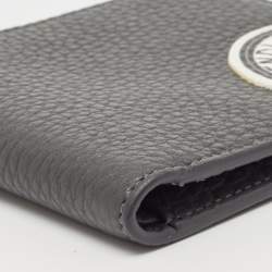 Fendi Grey Leather Roman Bifold Wallet