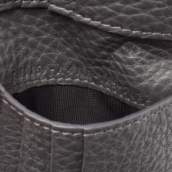 Fendi Grey Leather Roman Bifold Wallet