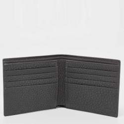 Fendi Grey Leather Roman Bifold Wallet