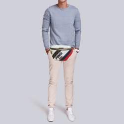 Fendi x Fila White/Multicolor Leather Belt Bag