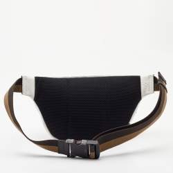 Fendi x Fila White/Multicolor Leather Belt Bag