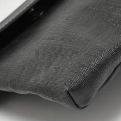 Fendi Black Zucca Coated Canvas Belt Bag