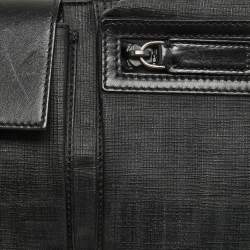 Fendi Black Zucca Coated Canvas Belt Bag