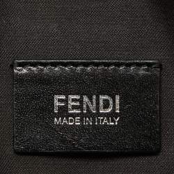 Fendi Black Zucca Coated Canvas Belt Bag