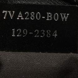 Fendi Black Zucca Coated Canvas Belt Bag