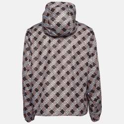 Fendi Multicolor FF Print Synthetic Hooded Jacket XL