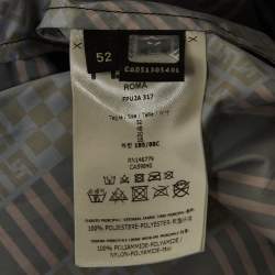 Fendi Multicolor FF Print Synthetic Hooded Jacket XL