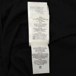 Pre Owned Fendi Black Cotton Monster Eye Patch Detail Crewneck T-Shirt L