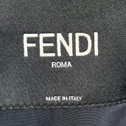 Fendi Black Leather Studded Biker Jacket L