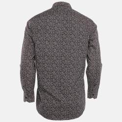 Fendi Multicolor Printed Cotton Button Front Shirt M