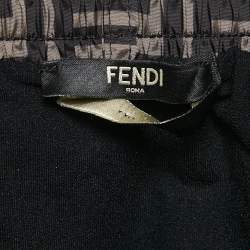 Fendi Brown Zucca Print Synthetic Swim Shorts XXXL