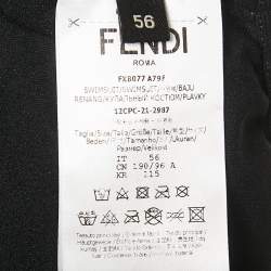 Fendi Brown Zucca Print Synthetic Swim Shorts XXXL