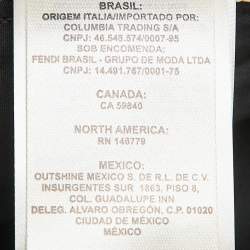 مملوكة مسبقًا Fendi Brown Zucca Jacquard Jeans L Waist 34"