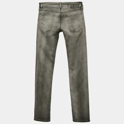 Fendi Grey Washed Denim Slim Fit Jeans S/Waist 31"