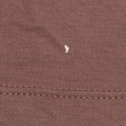 Fendi Brown Jersey Crew Neck T-Shirt L