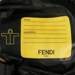 Fendi Black Forever Fendi Synthetic K-Way Reversible Jacket M