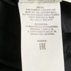 Fendi Black Forever Fendi Synthetic K-Way Reversible Jacket M