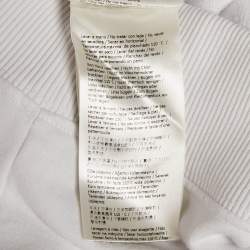 Fendi White FF Print Cotton Knit Hoodie S