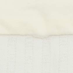 Fendi Cream FF Pattern Cotton Long Sleeve Shirt XS