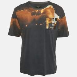 Tシャツ・カットソー FENDI PRINTED HIGH-NECK TOP FENDI(フェンディ) Tシャツ・カットソー(メンズ) - 海外通販のBUYMA
