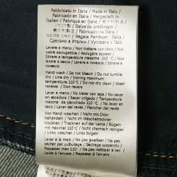 مملوكة مسبقًا بنطلون جينز فنسي رمادي مغسول بقصة ضيقة مقاس صغير/ عرض الخصر 31 بوصة