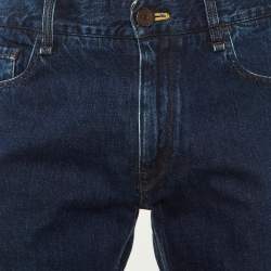 مملوكة مسبقًا Fendi Navy Blue Denim Regular Jeans M Waist 34" 