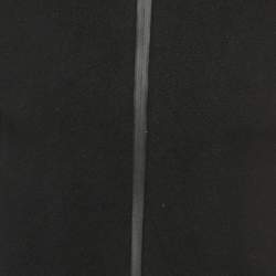 مملوكة مسبقًا Fendi Black Wool Logo Band Detail Zip -Up Sweater M