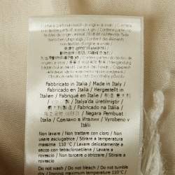 Pre Owned Fendi Cream Logo Embroidered Jersey T-Shirt L