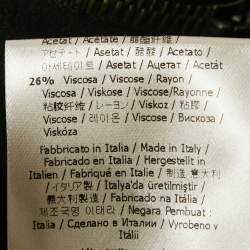 مملوكة مسبقًا Fendi Black Satin Zip Detail Cargo Pants XS 